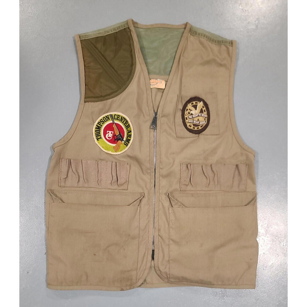 Vintage Saftbak Vest L Brown Shooters Vest Bird Pheasant Game Pouch Altoona